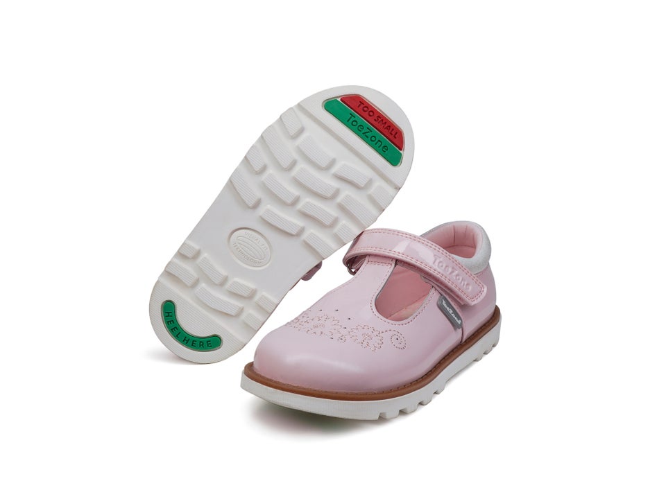 ToeZone Pink Willow Summer Shoe (Younger 8- Older 12)