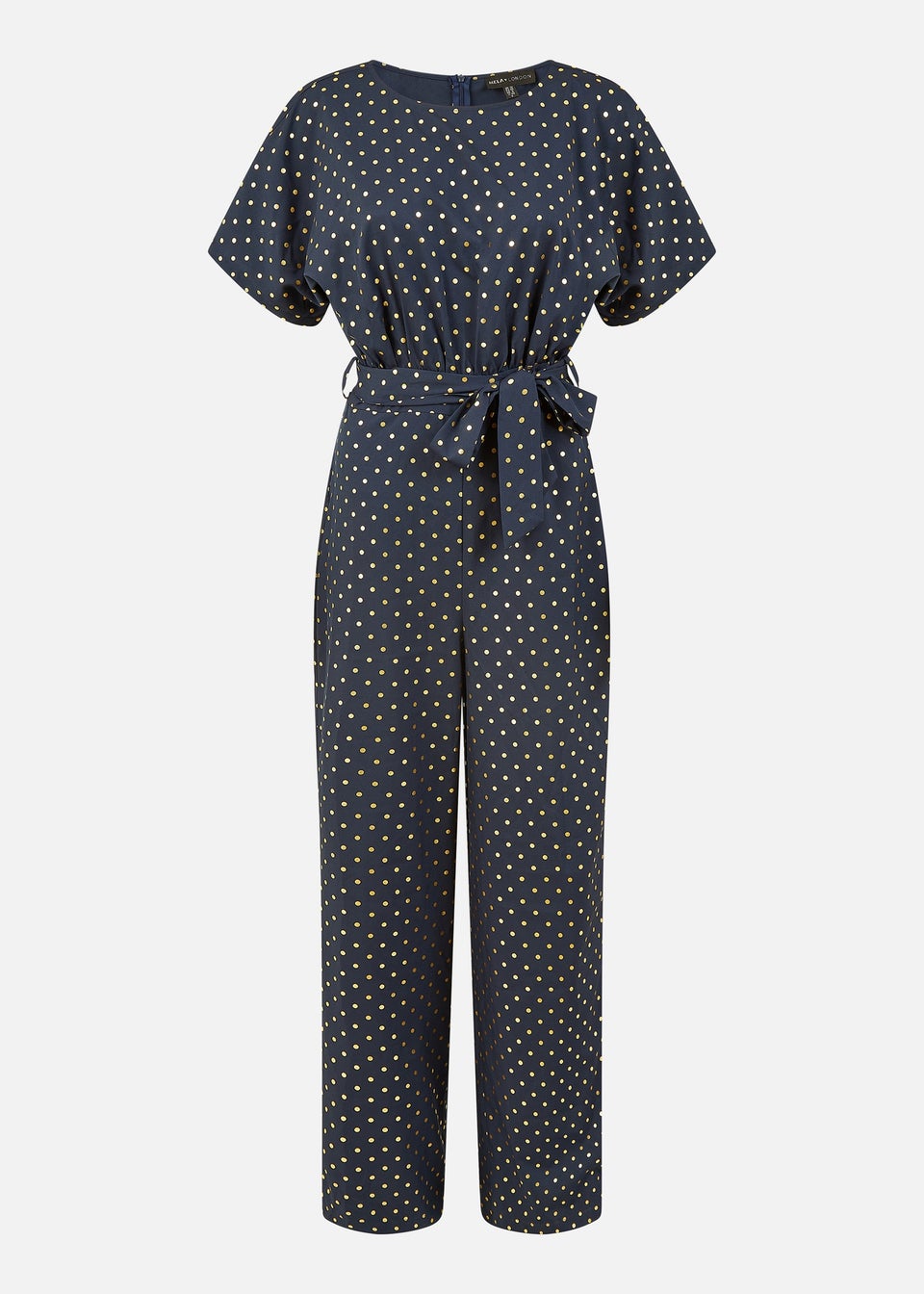 Navy spotted jumpsuit deals