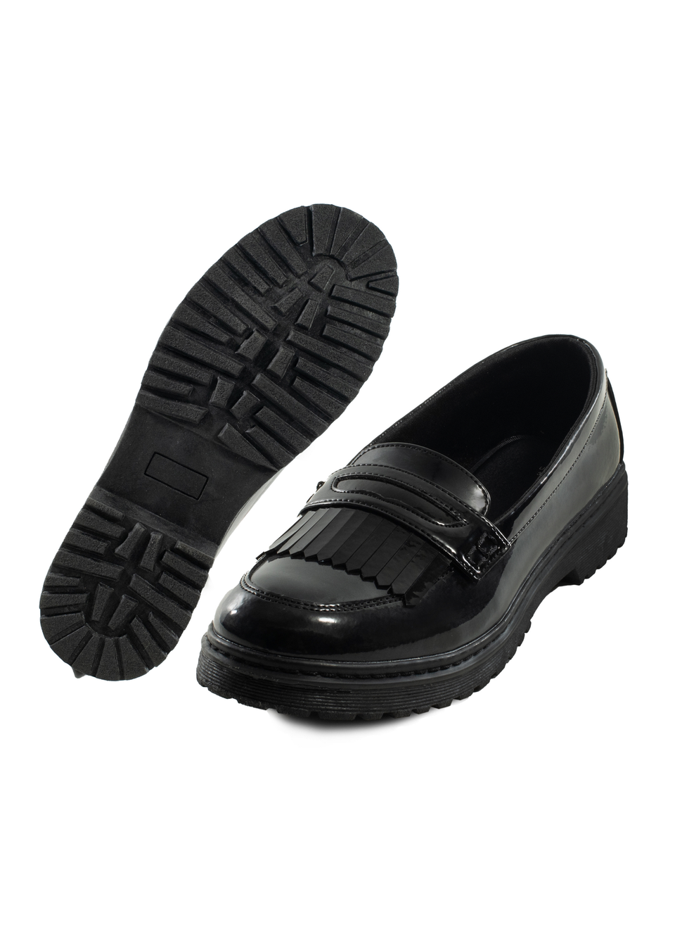 ToeZone Black Zoe Slip On Shoe