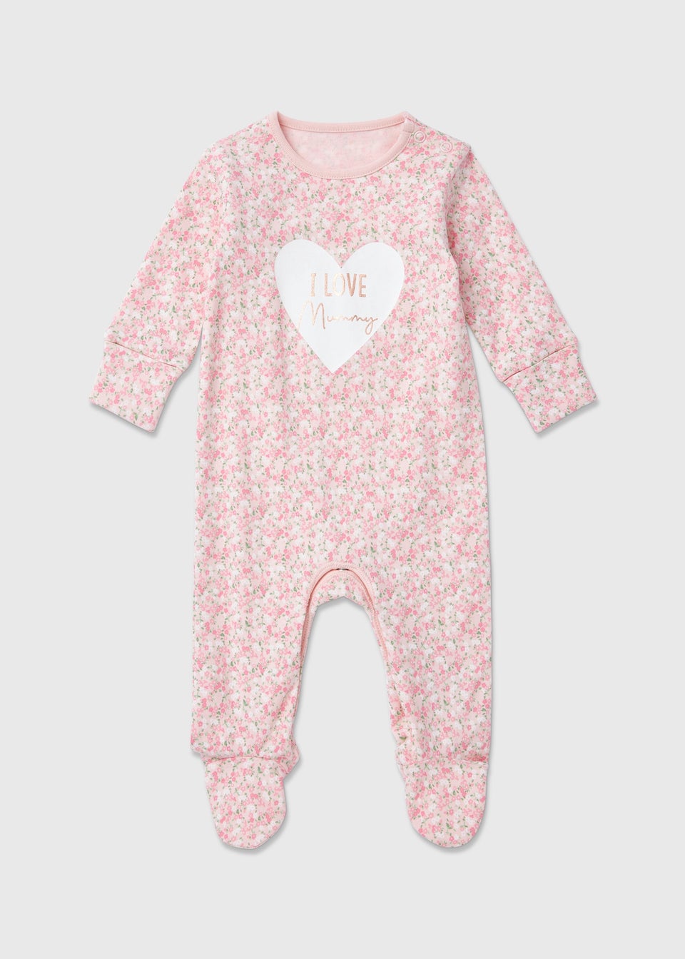 Baby Cream Mummy Sleepsuit (Newborn-18mths)