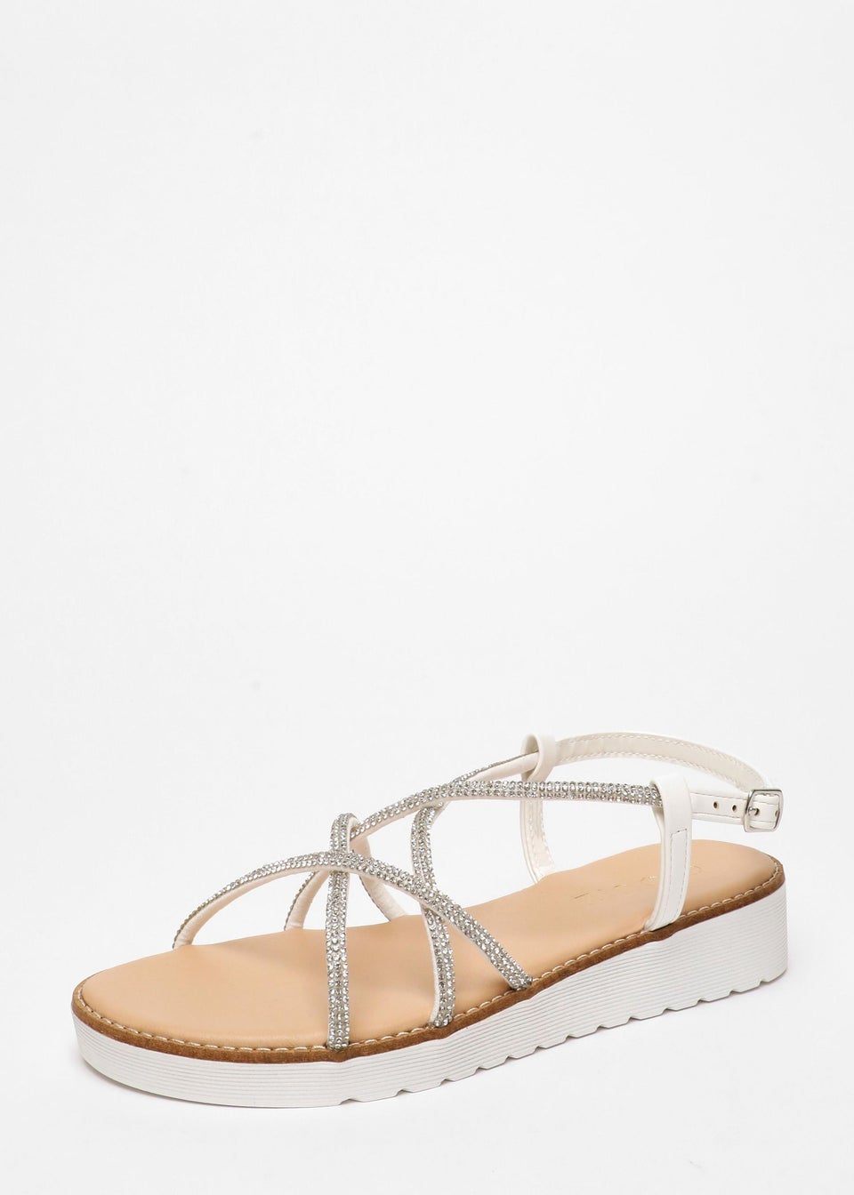 Matalan white sandals on sale