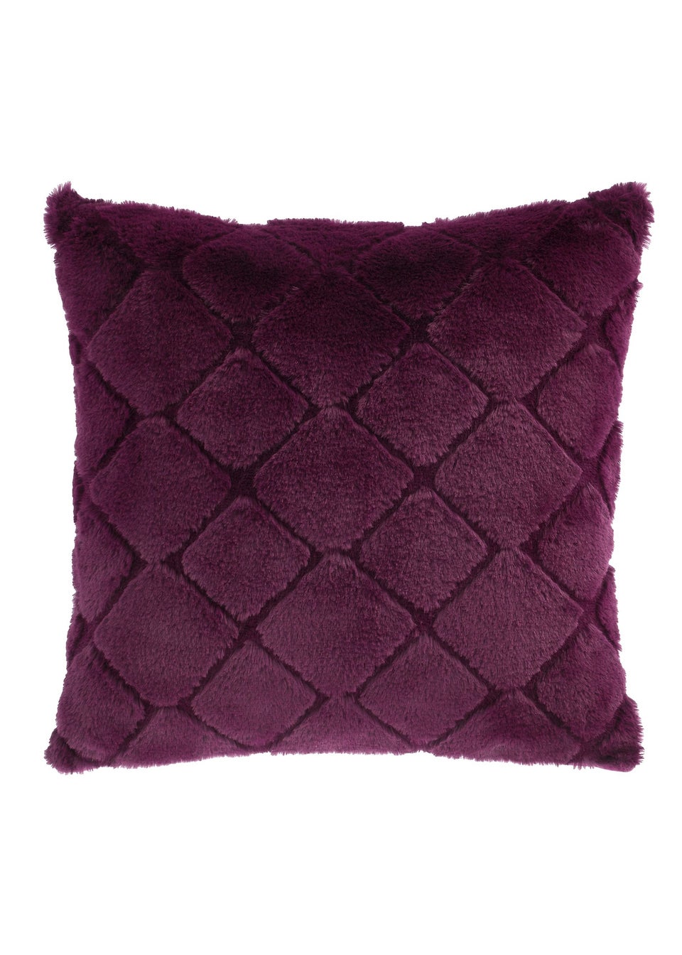 Catherine Lansfield Cosy Diamond Cushion (43x43cm)