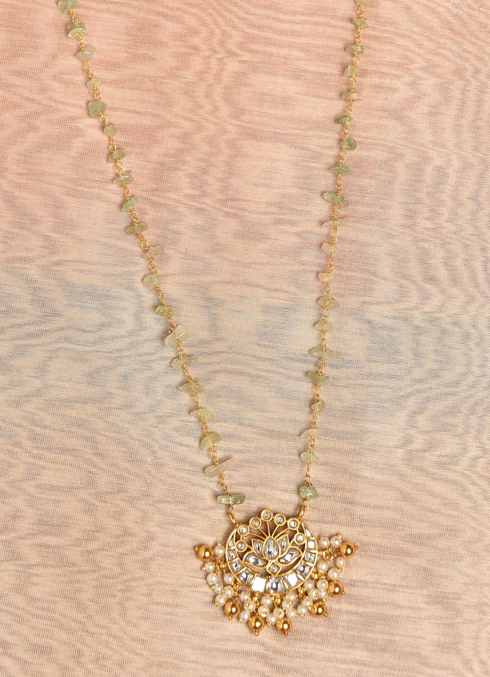 Women Gold Hook Silver Necklace
