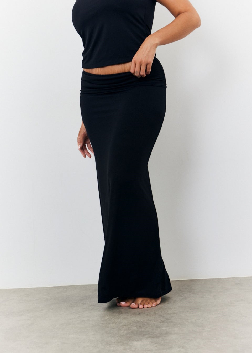 Black maxi skirt matalan clearance