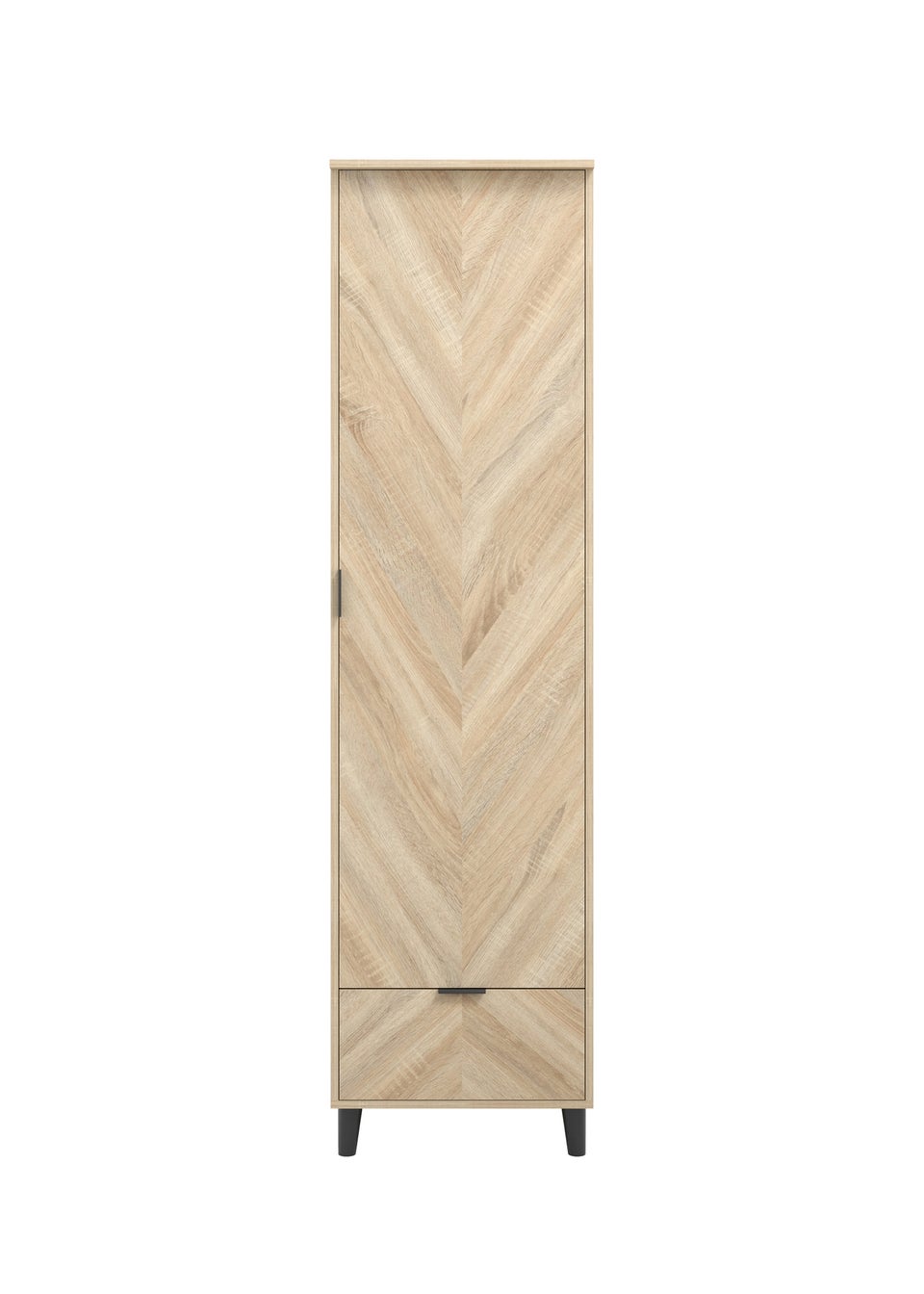 Aura Sorgente Chevron 1 Door Wardrobe