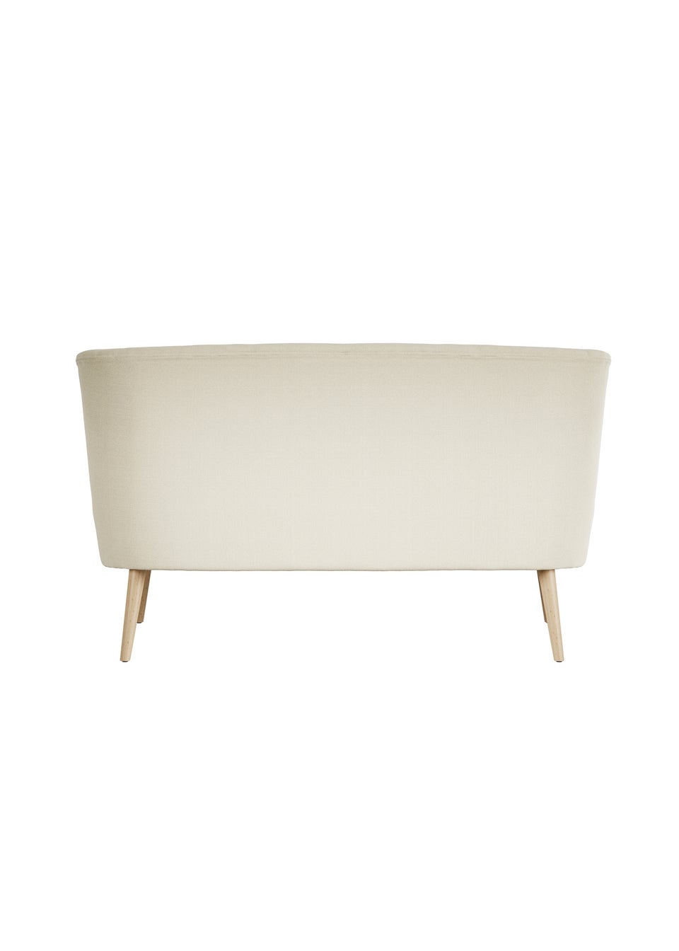 Aura Linda Sand/Blonde Wood 2 Seater Sofa