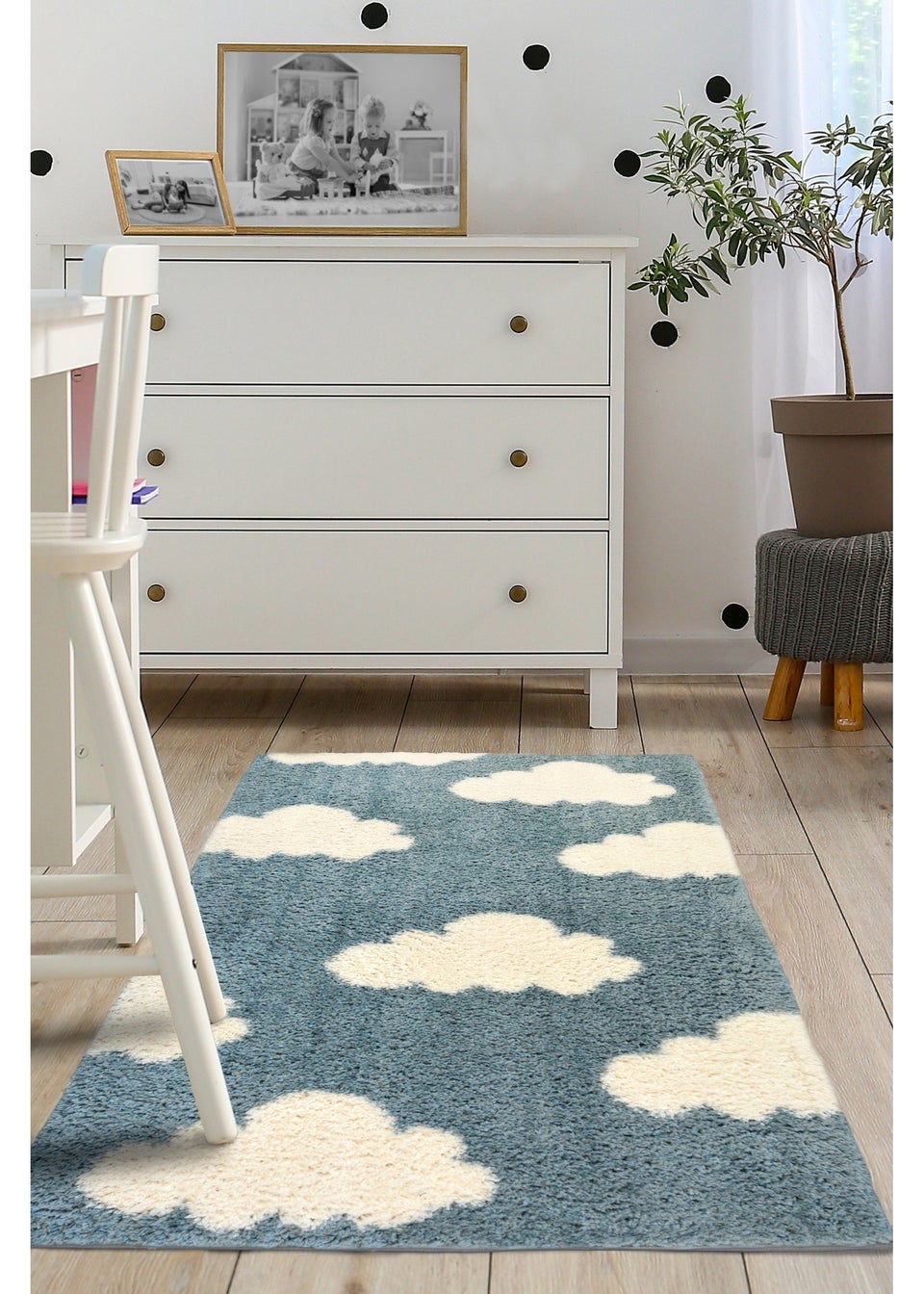 Homemaker Blue Cloud Snug Rug