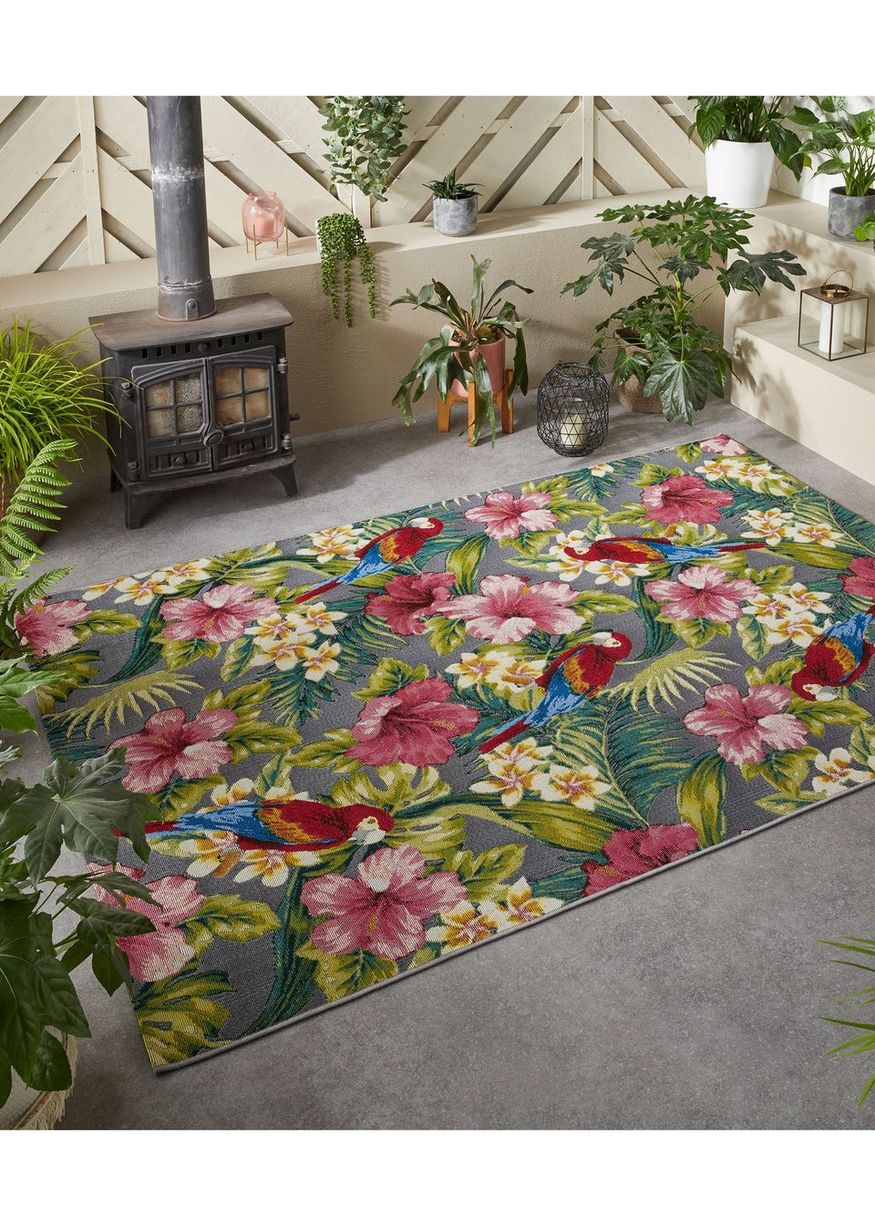 Homemaker Multi Colour Tropico Paradise Rug (160x235cm)