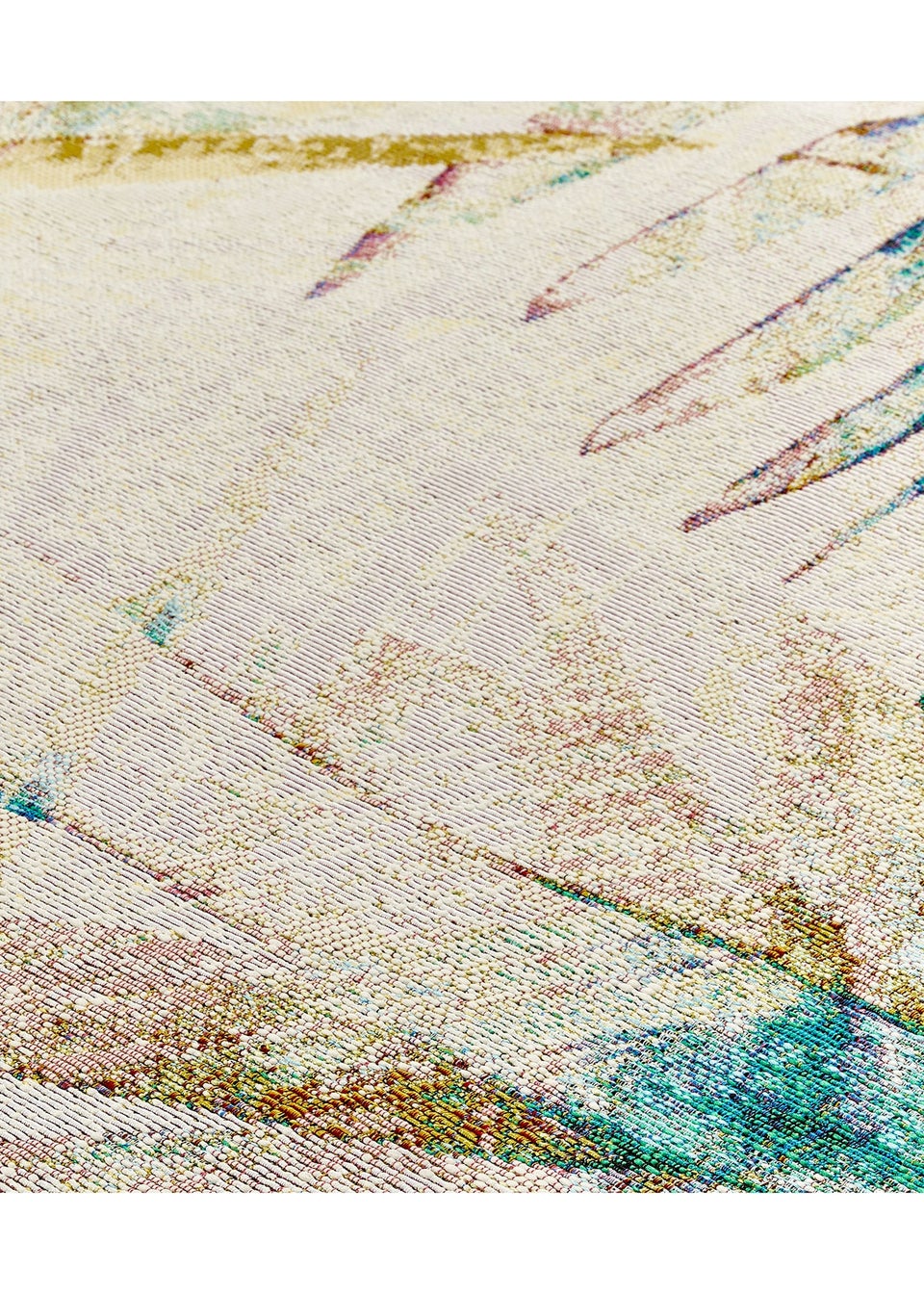 Homemaker Multi Colour Tropico Leaves Rug (120x170cm)