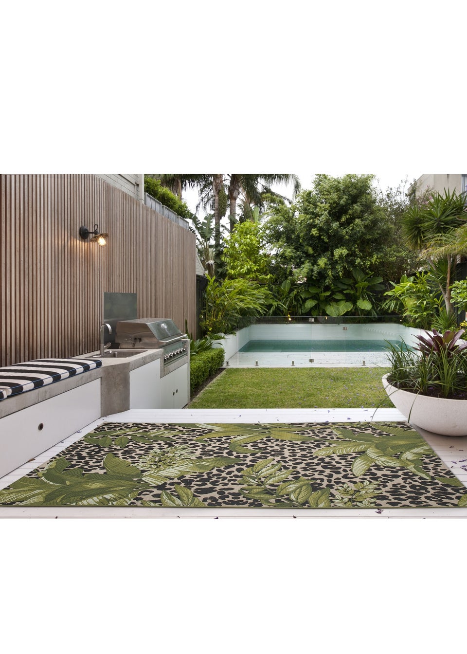 Homemaker Green Tropico Safari Rug