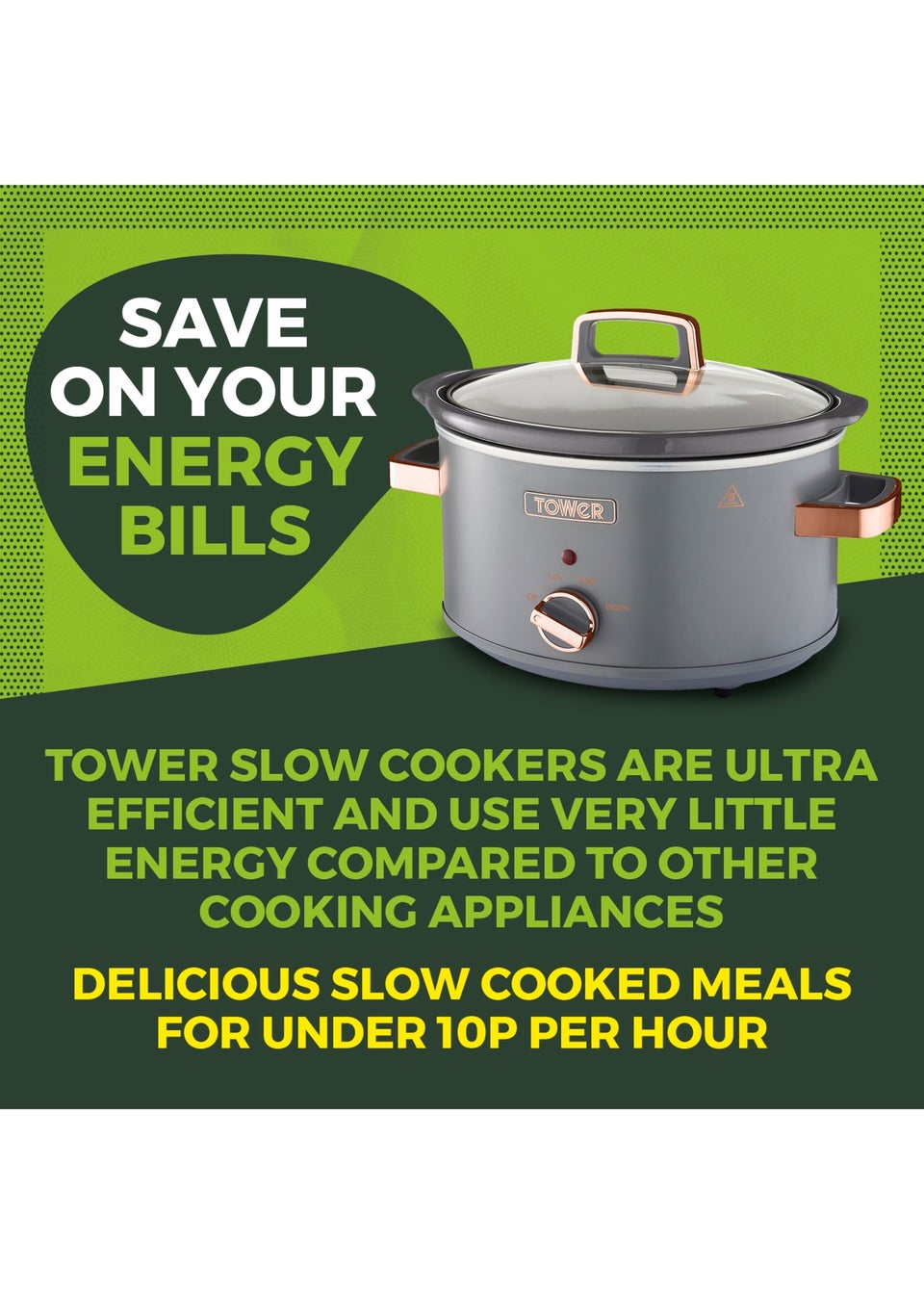 Tower Cavaletto Slow Cooker (3.5L)