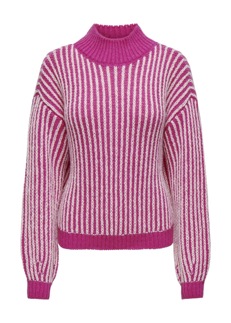 Pink high neck sweater discount