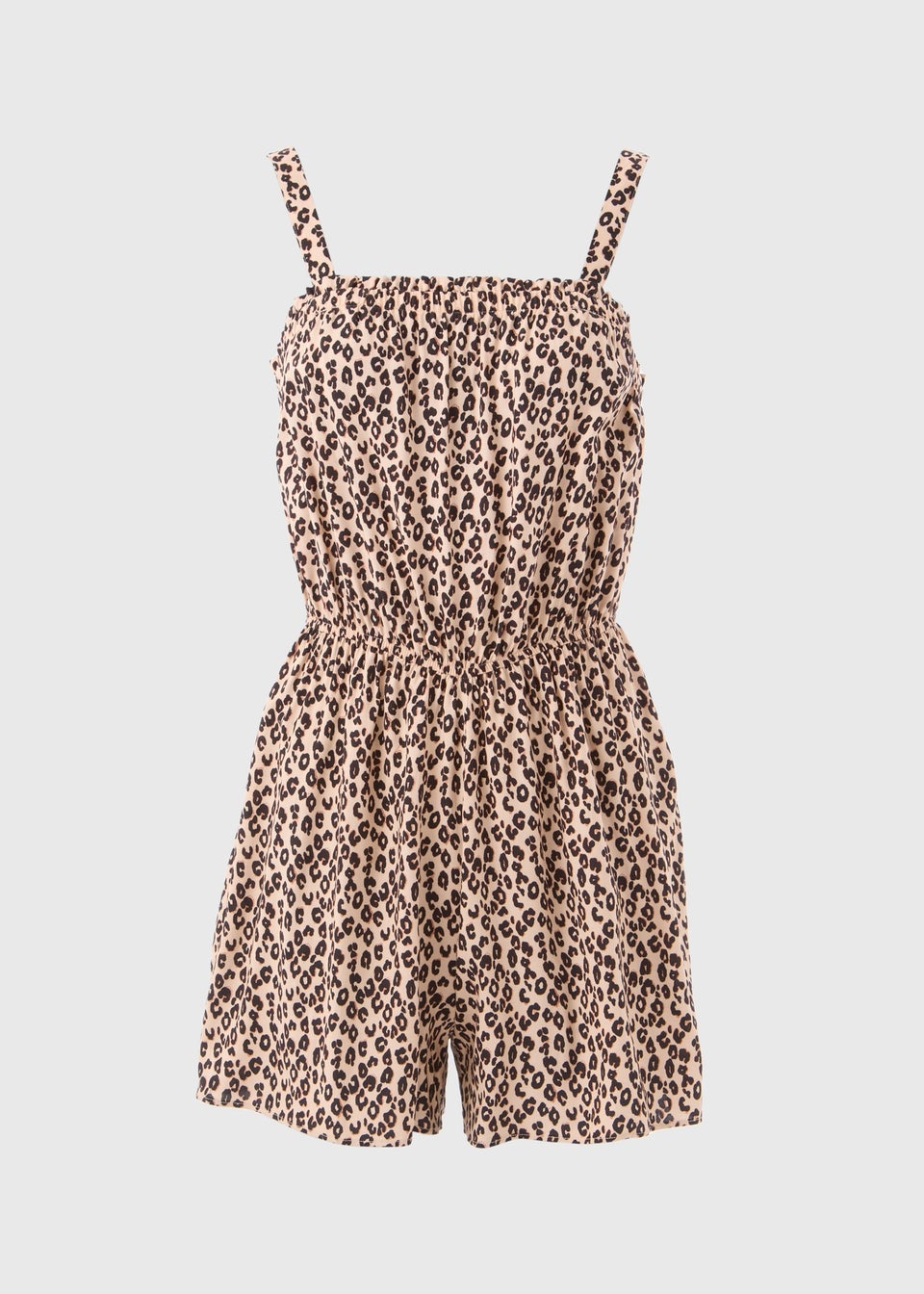 Girls leopard print playsuit store