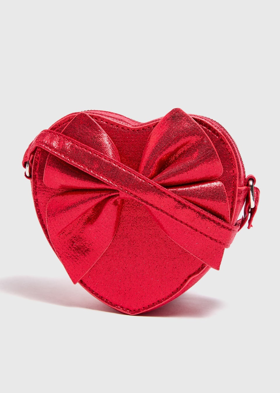 Red heart shaped purse on sale