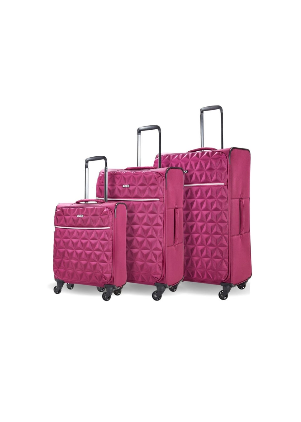 Rock Pink Jewel Cabin Suitcase