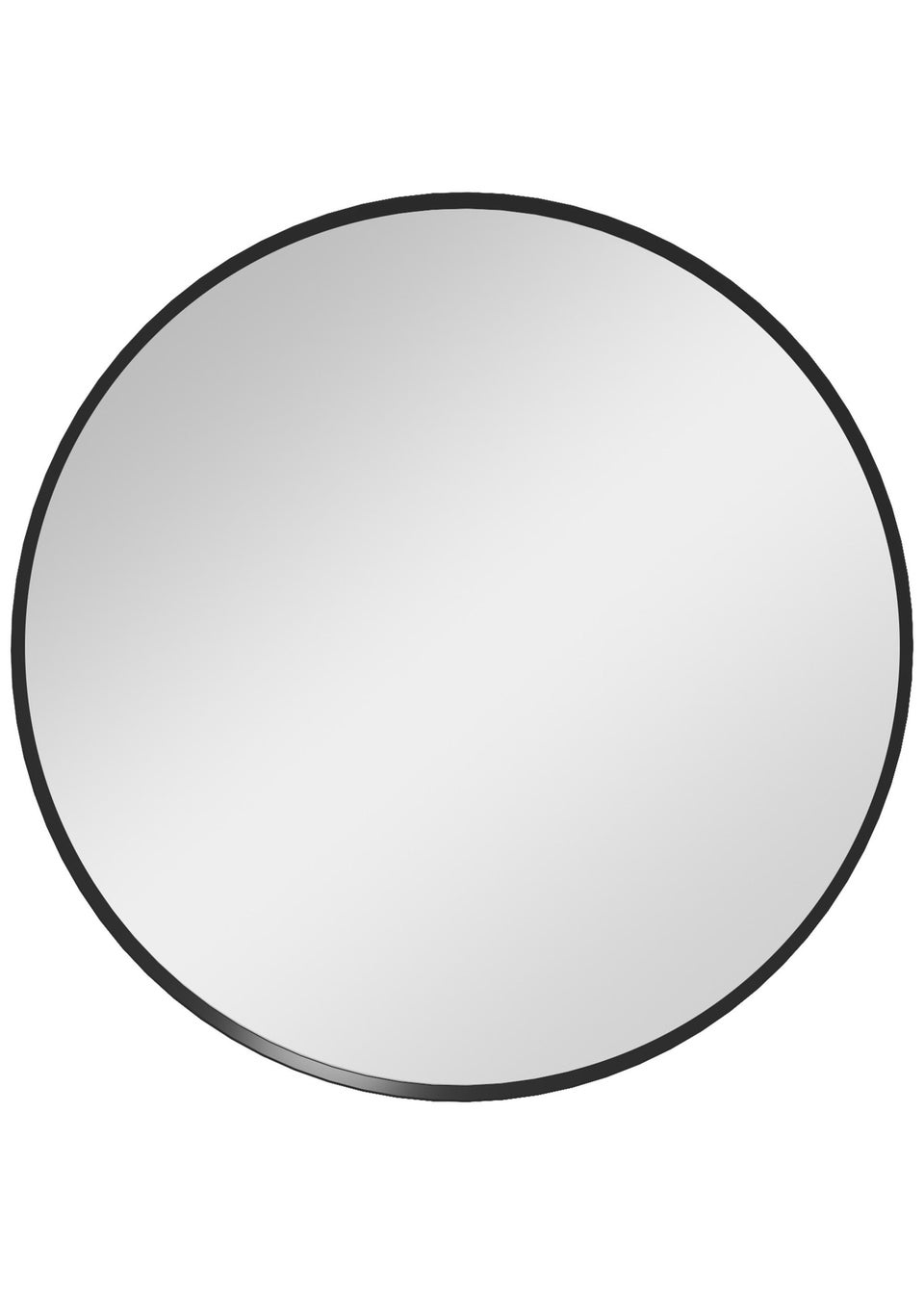 HOMCOM Black Wall Mirror (61cm x 61cm x 1cm)