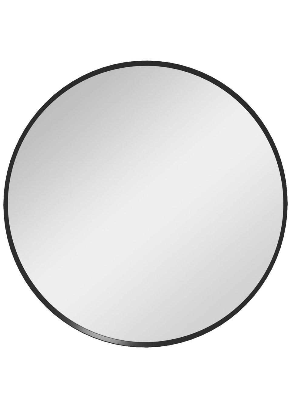HOMCOM Black Wall Mirror (61cm x 61cm x 1cm)