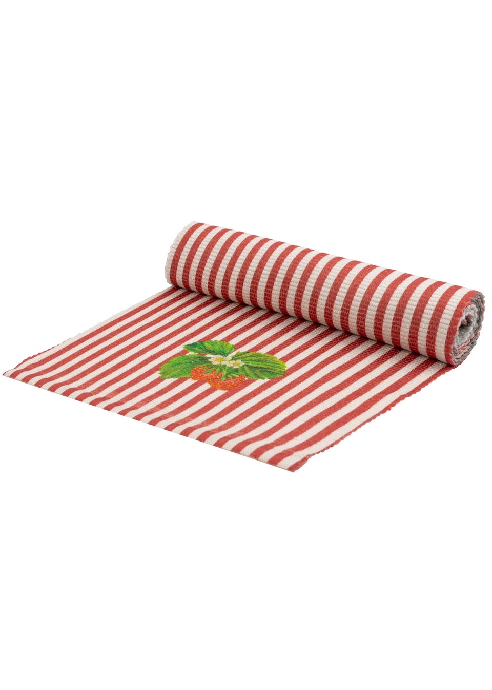 furn. Strawberry Stripes Table Runner (230 x 35cm)