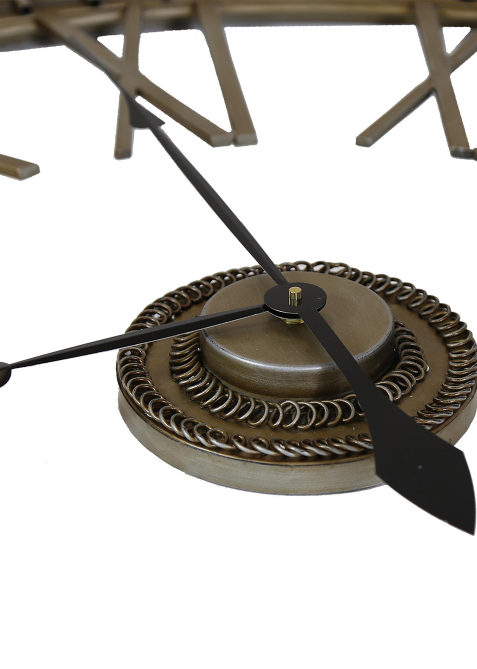 Charles Bentley Extra Large Outdoor Bronze Skeleton Wall Clock (L95 x W95 x D6cm; 95cm)