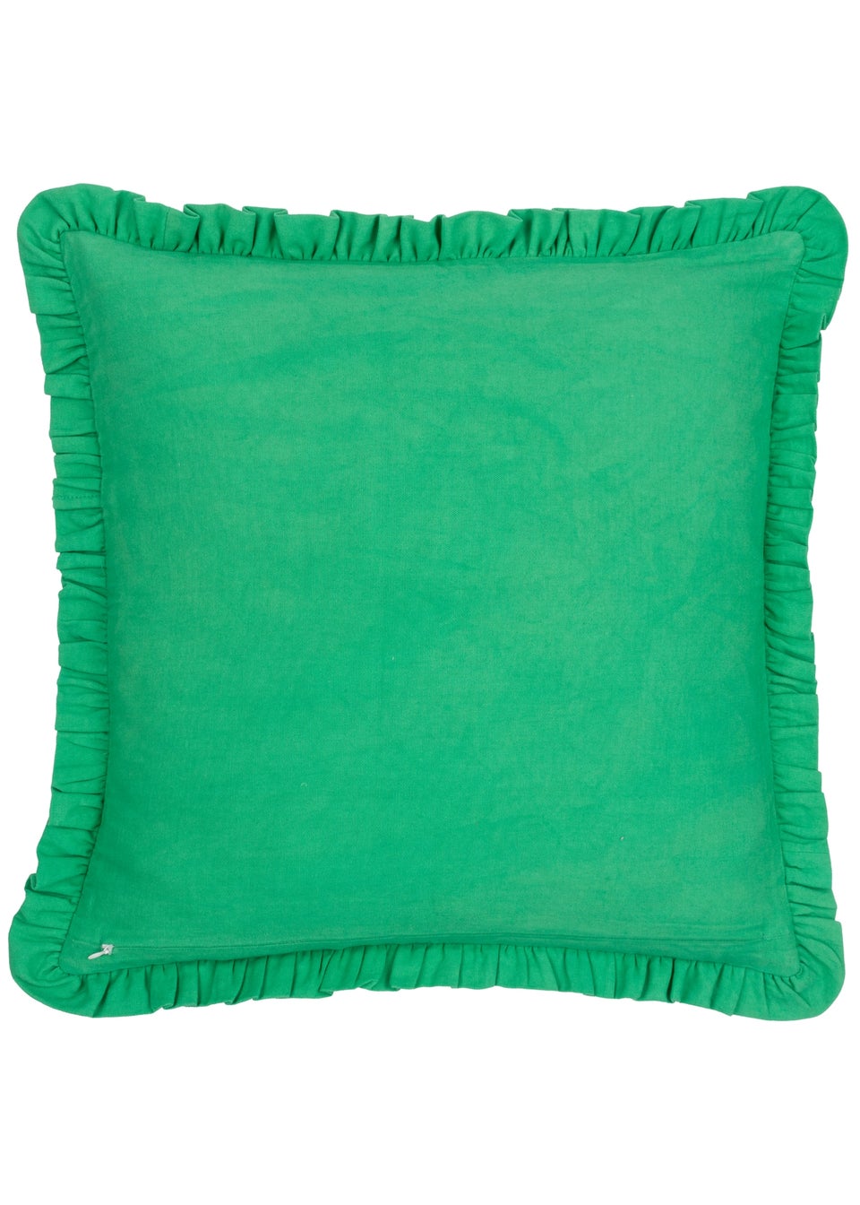 furn. Clam Shells Frilled Filled Cushion (50 x 50 x 8 cm)