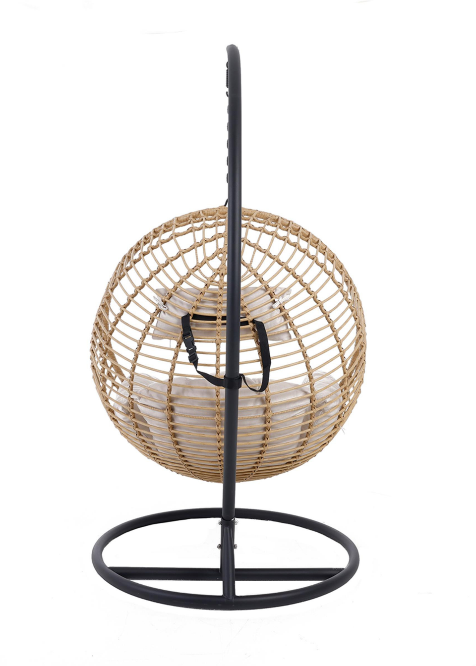 Charles Bentley Single Natural Hanging Swing Chair (H198 x Dia.104cm)