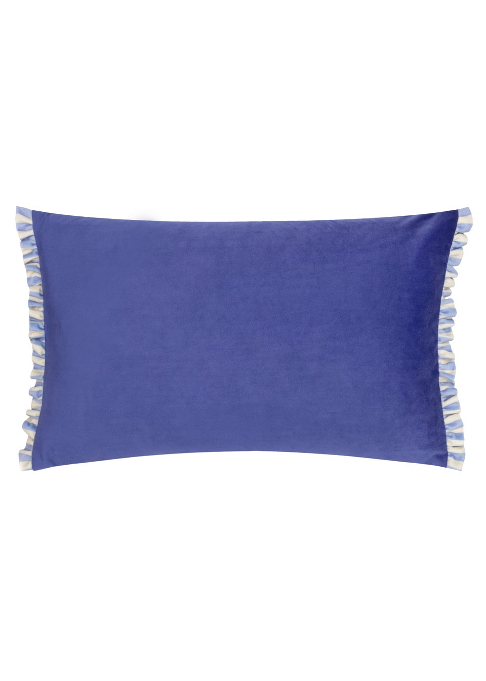 furn. Araya Striped Velvet Filled Cushion (30 x 50 x 8 cm)