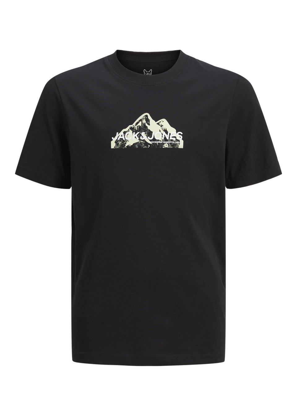Jack & Jones Black Mountain Logo T-Shirt