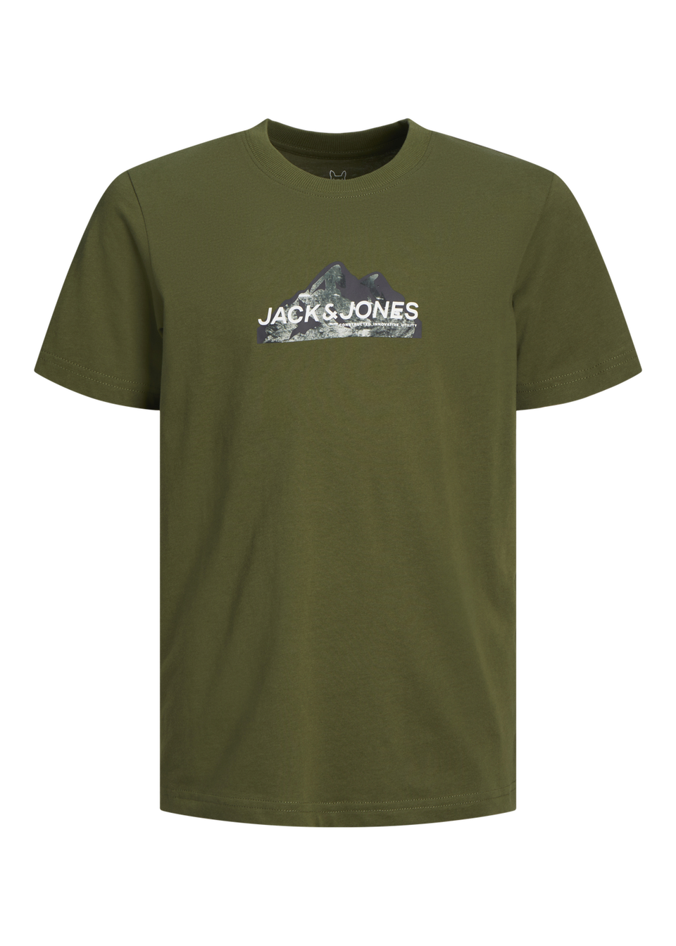 Jack & Jones Kids Green Mountain Logo T-Shirt (6-16yrs)