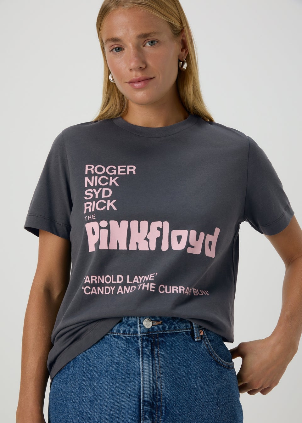Grey Pink Floyd T-Shirt