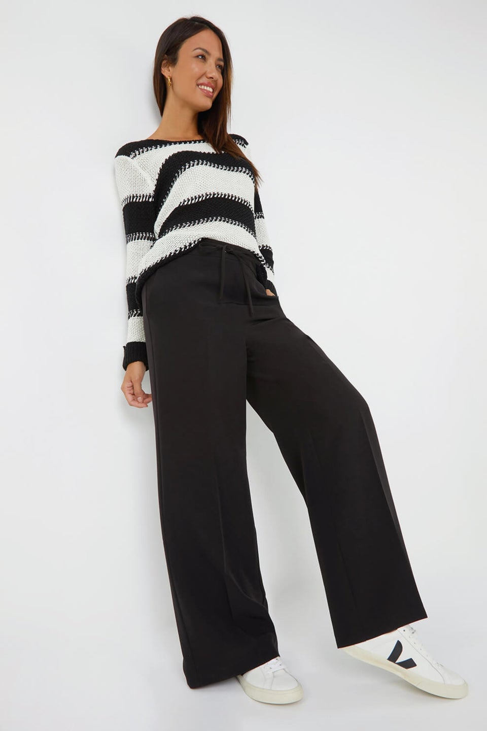 Roman black trousers sales
