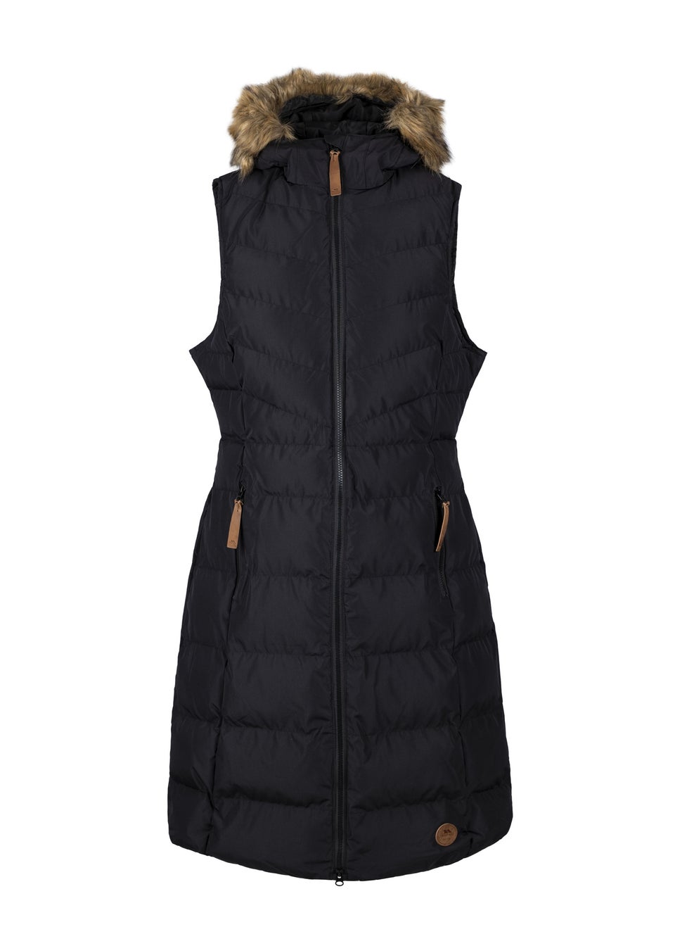 Gilet Elanora Rembourré Pour Femme - Carbone - XL - Idéal Randonnée Et Camping