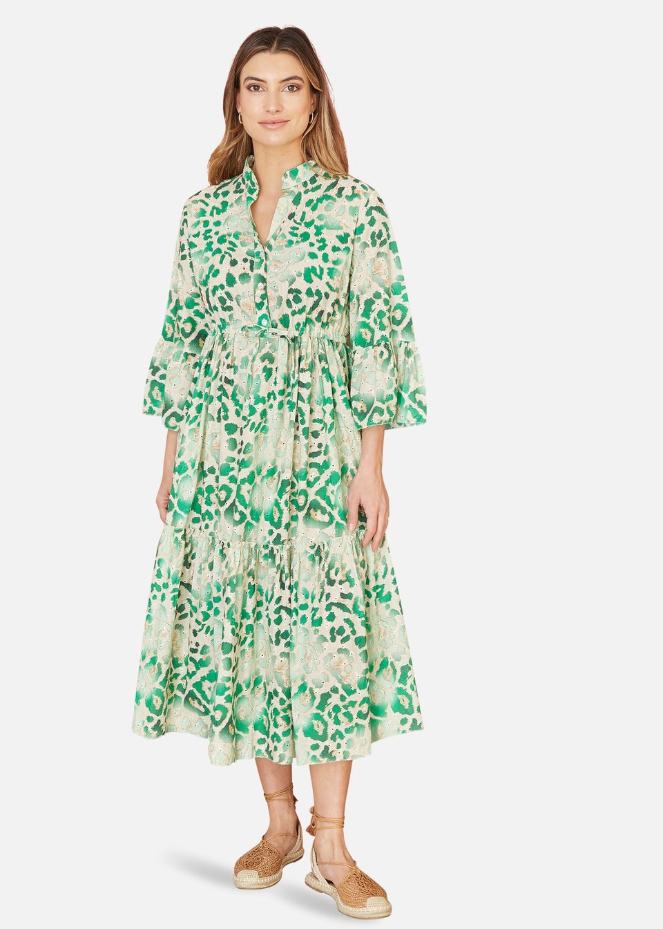 Yumi broderie anglaise dress on sale