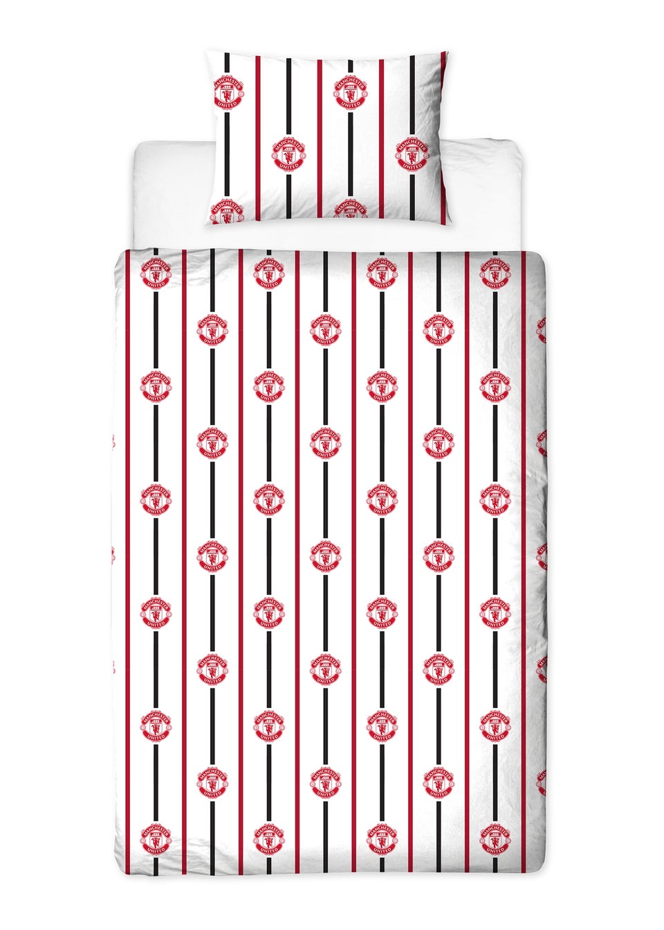 Manchester United FC Crest Single Panel Duvet