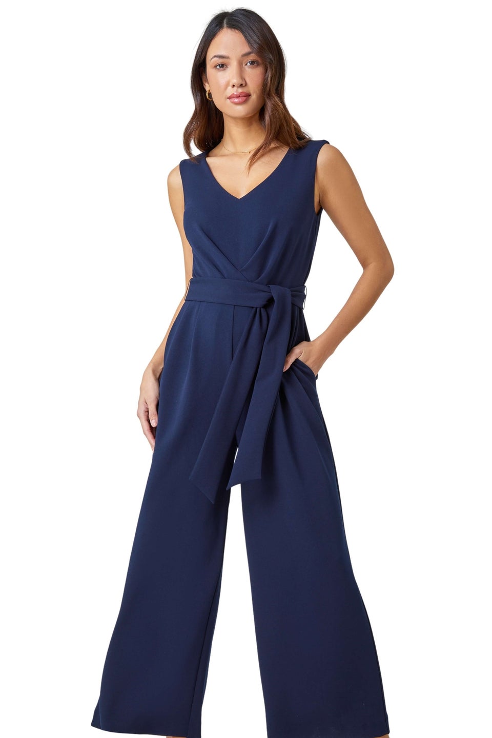 Roman navy jumpsuit sale