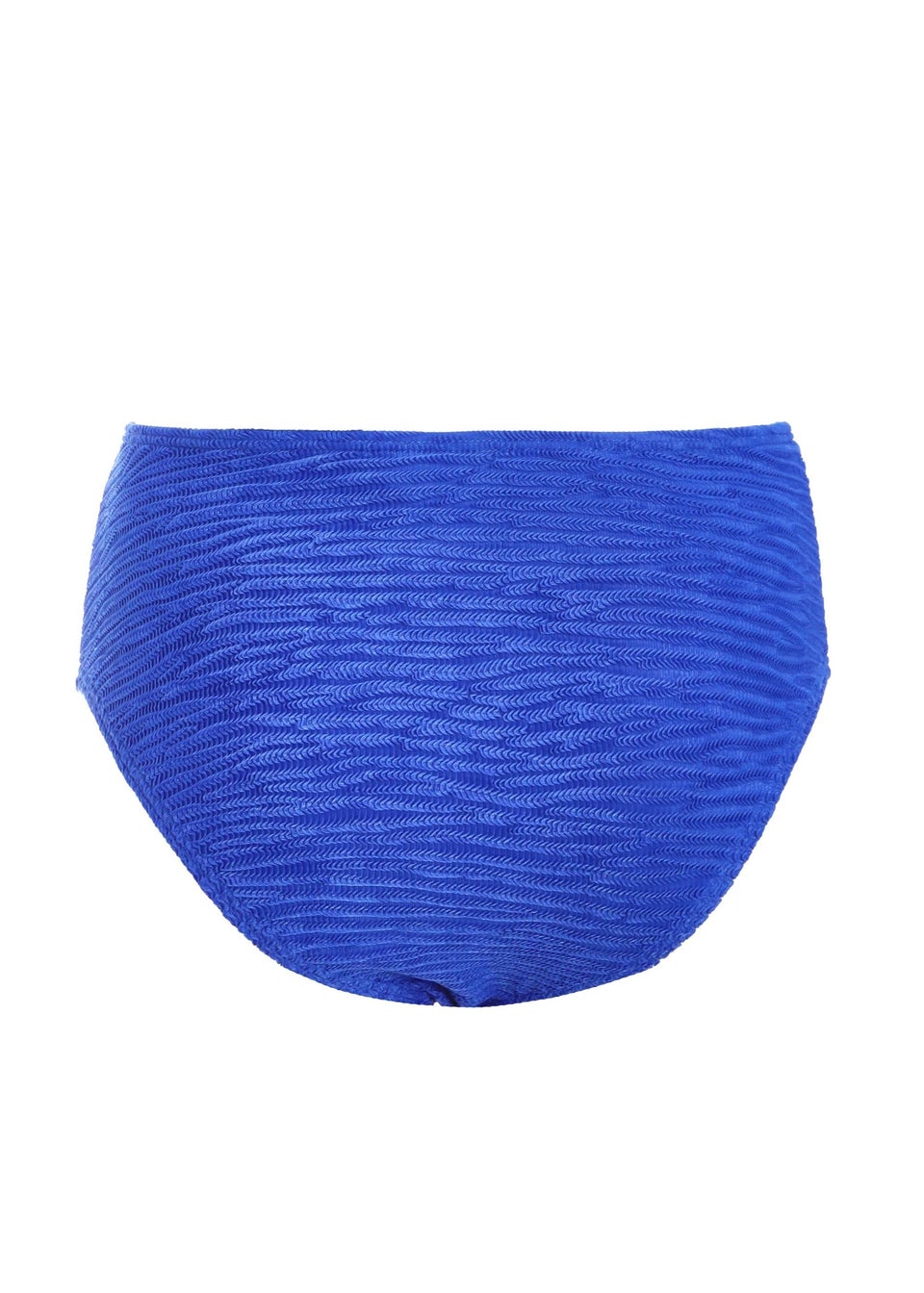 Quiz Blue Crinkle Bikini Bottoms
