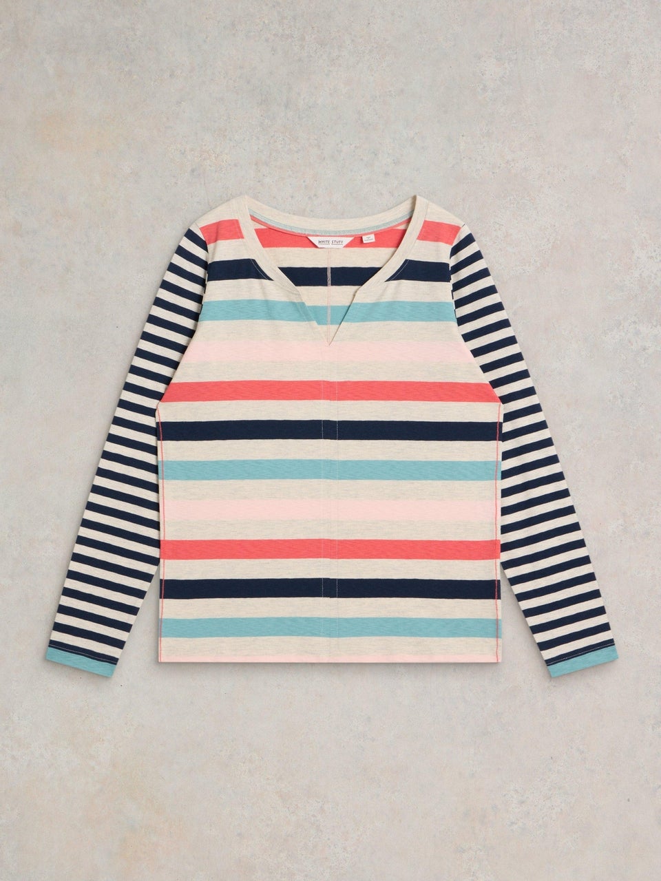 Gestreiftes Langarmshirt Nelly