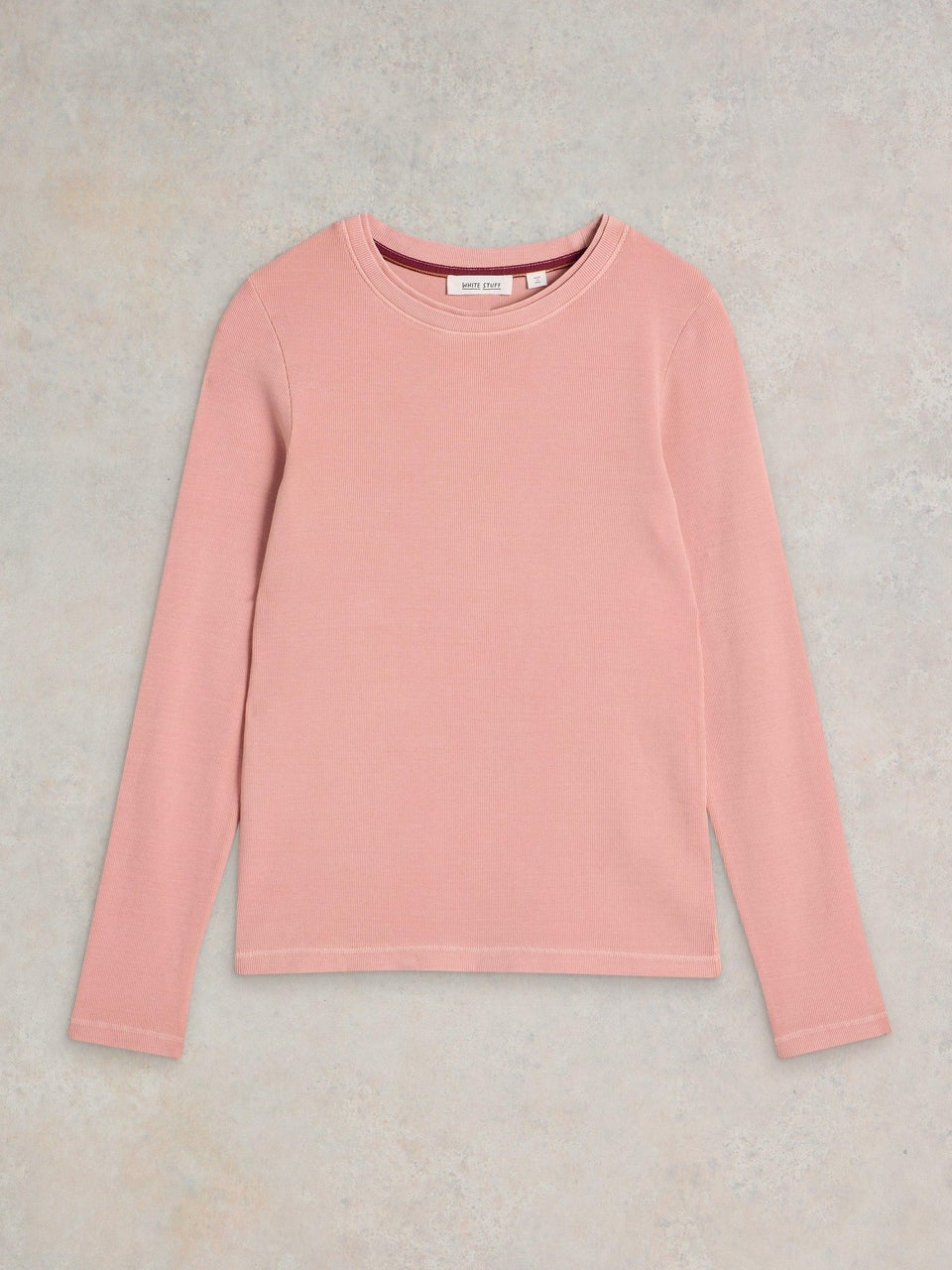 Geripptes Langarmshirt Sadie