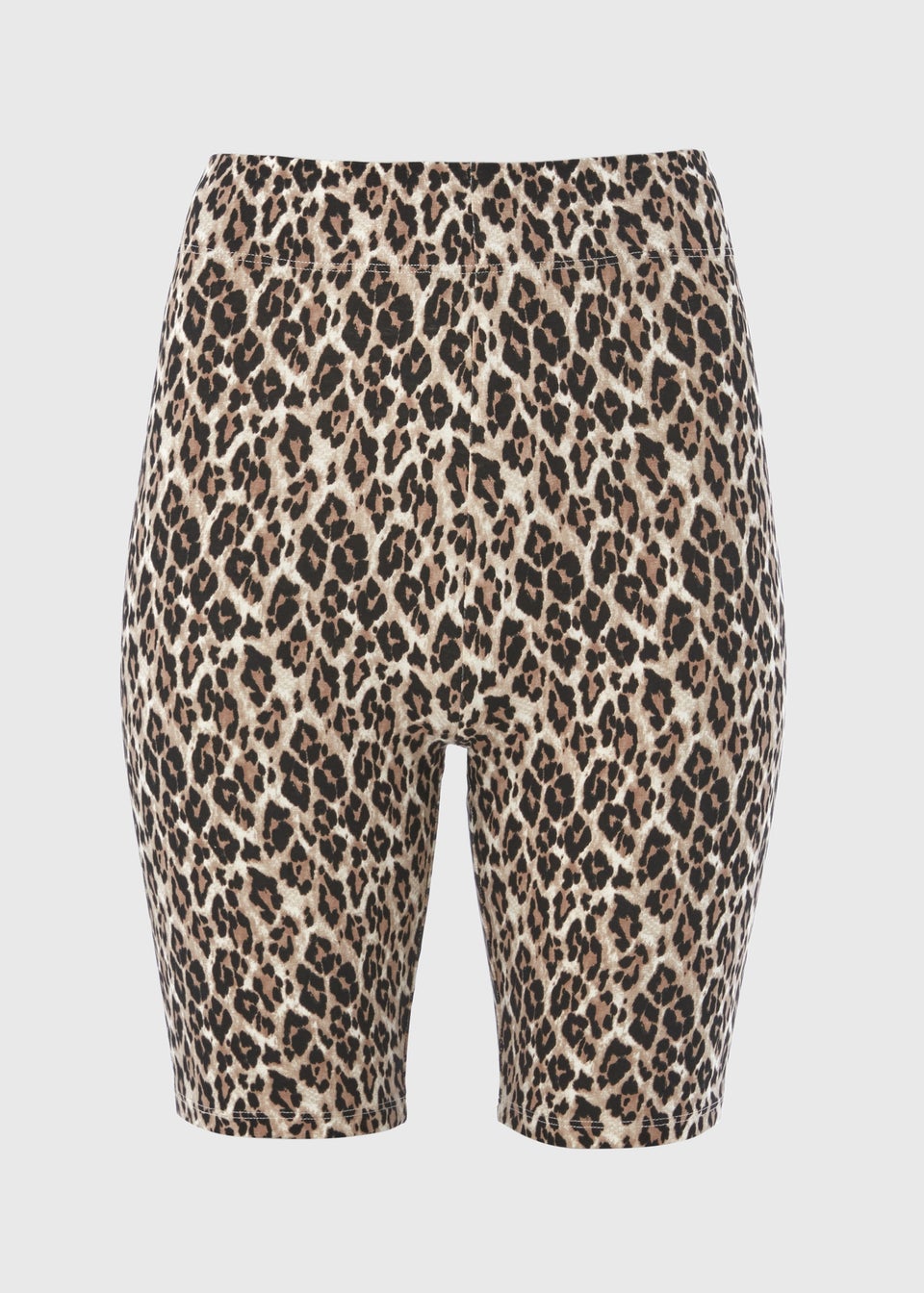 Brown Leopard Print Cycling Shorts Matalan