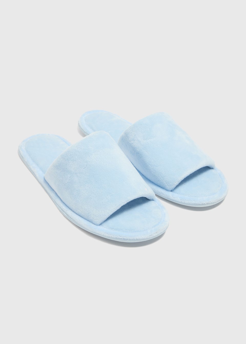 Grey Mule Slippers
