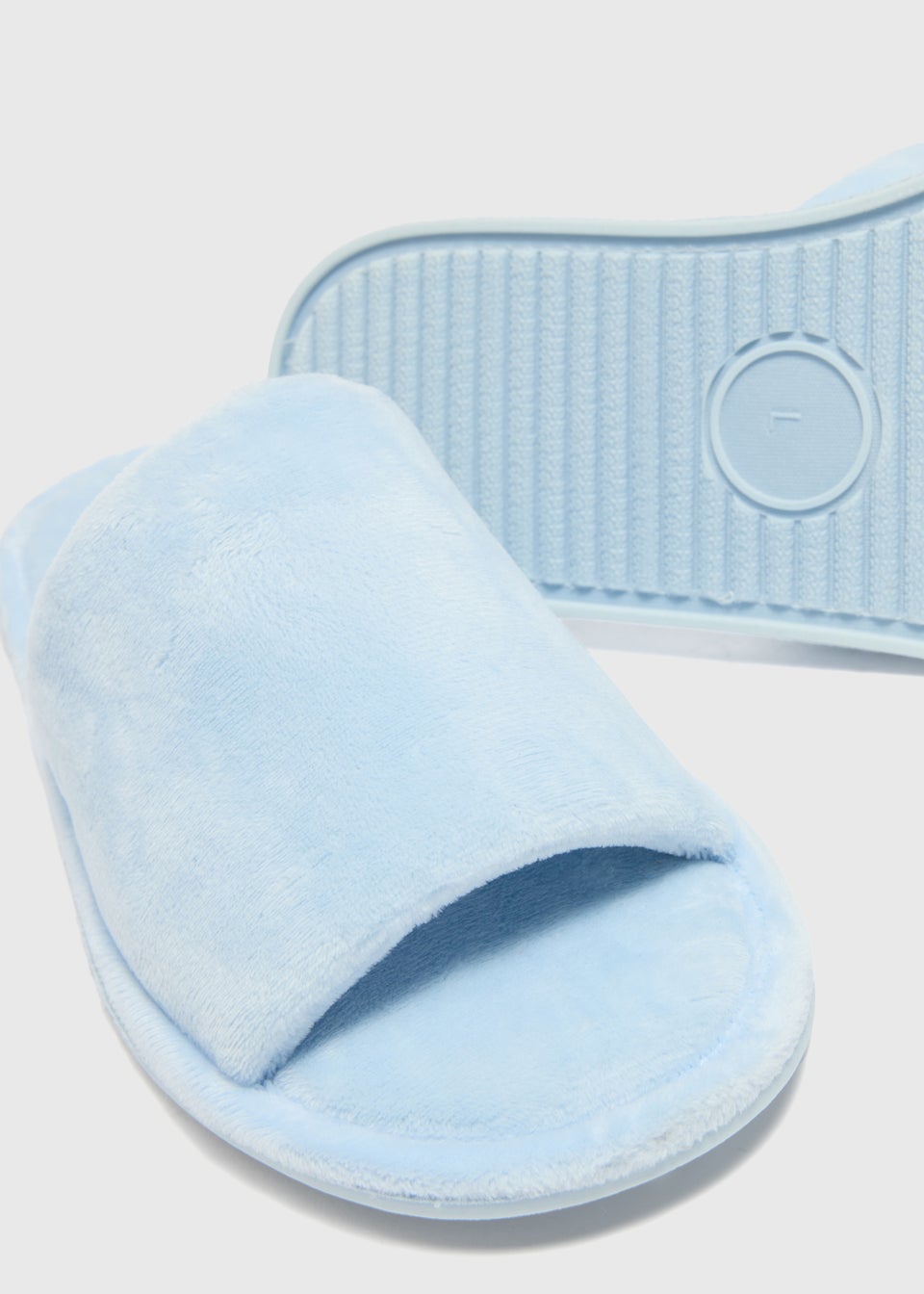 Grey Mule Slippers