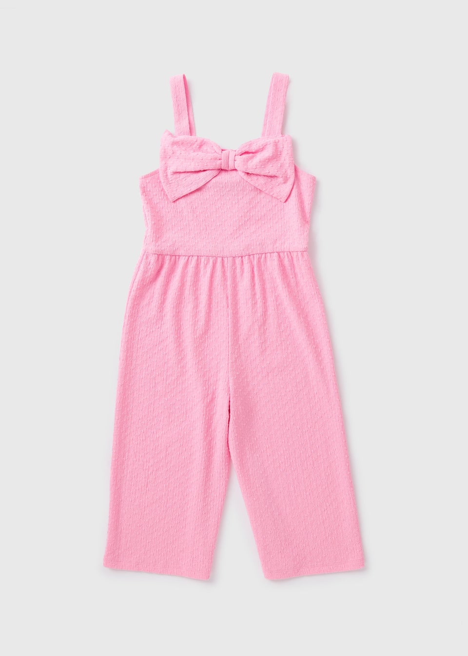 Girls Pink Crinkle Jumpsuit 7 13yrs Matalan