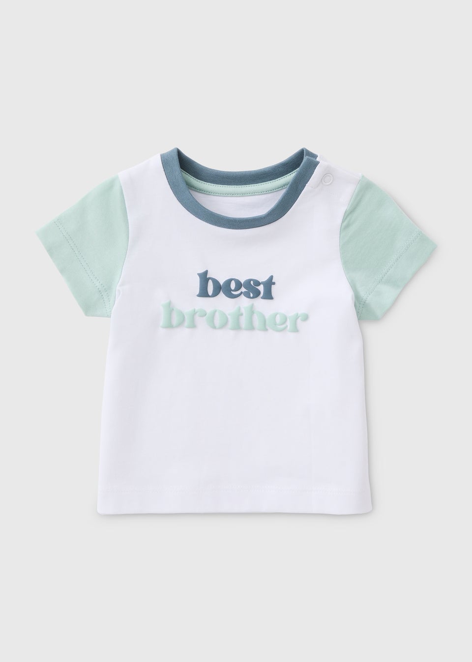 Baby White Best Brother T-Shirt (Newborn-23mths)