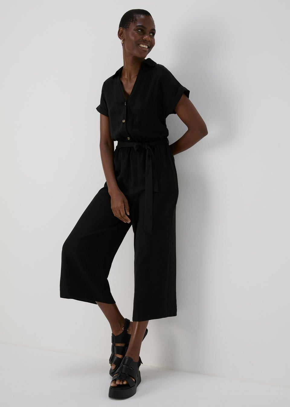 Matalan black jumpsuit top