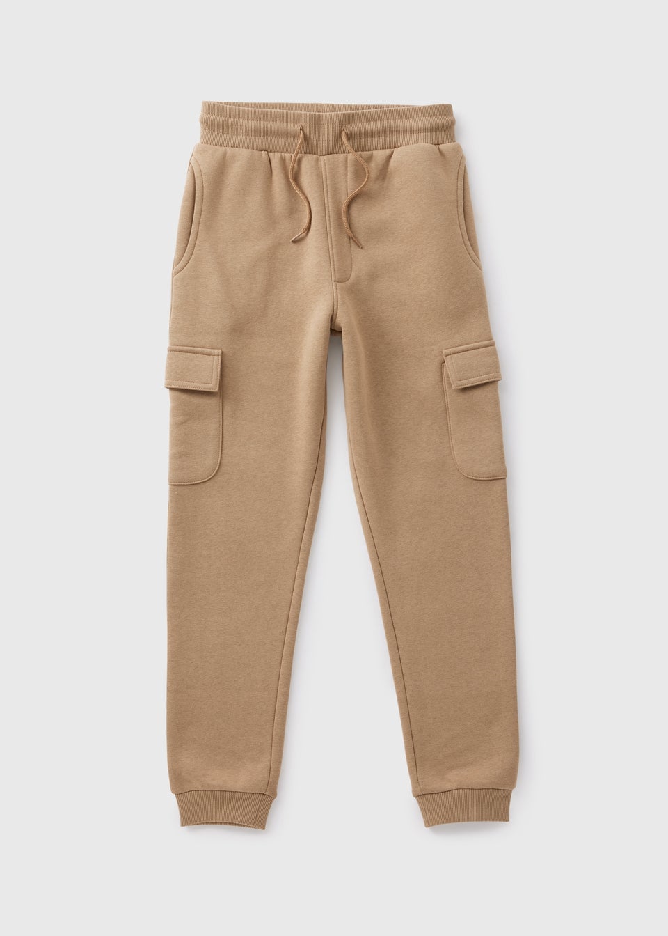Boys Tan Cargo Jogging Bottoms 7 15yrs