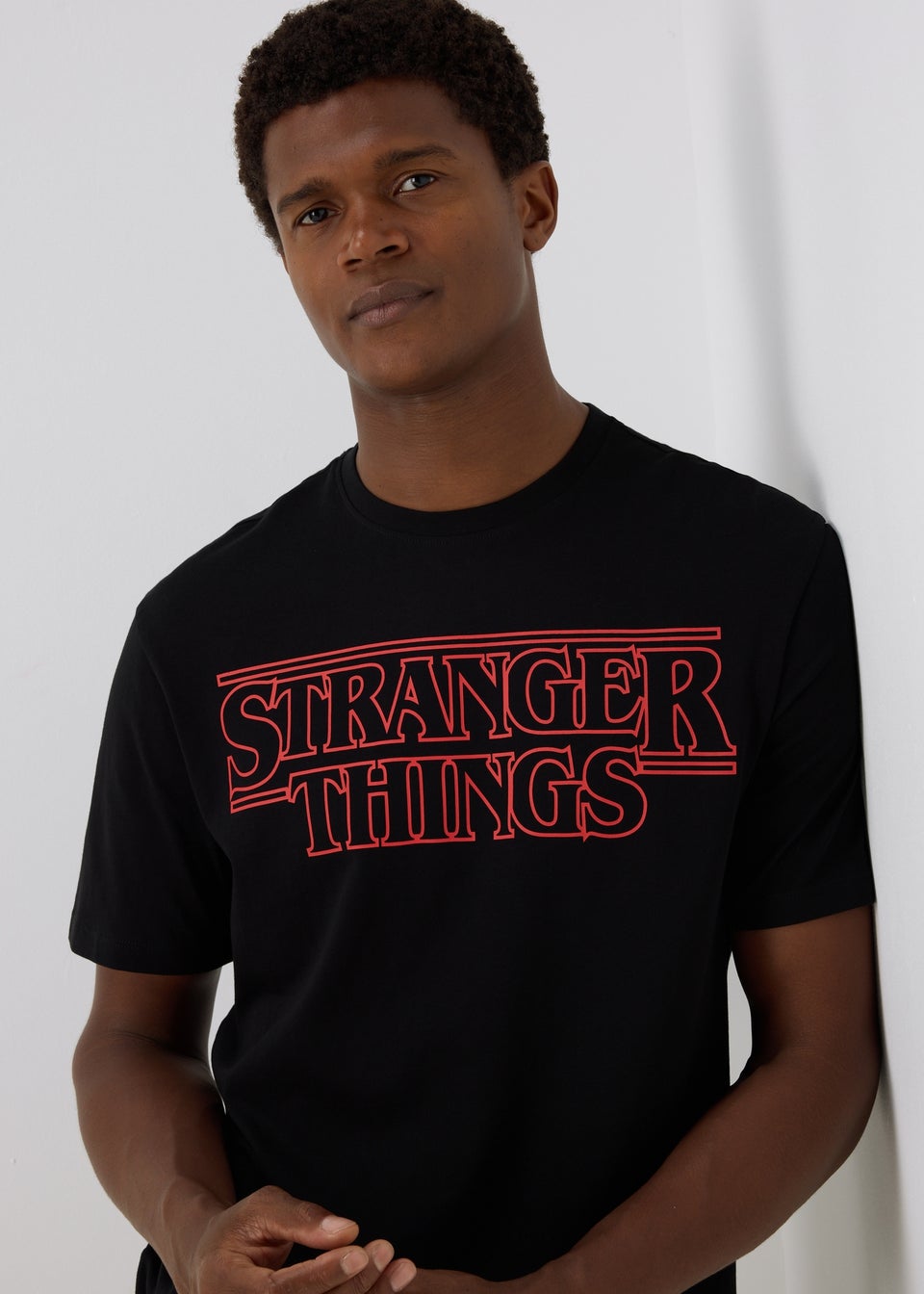 Black Stranger Things T-Shirt