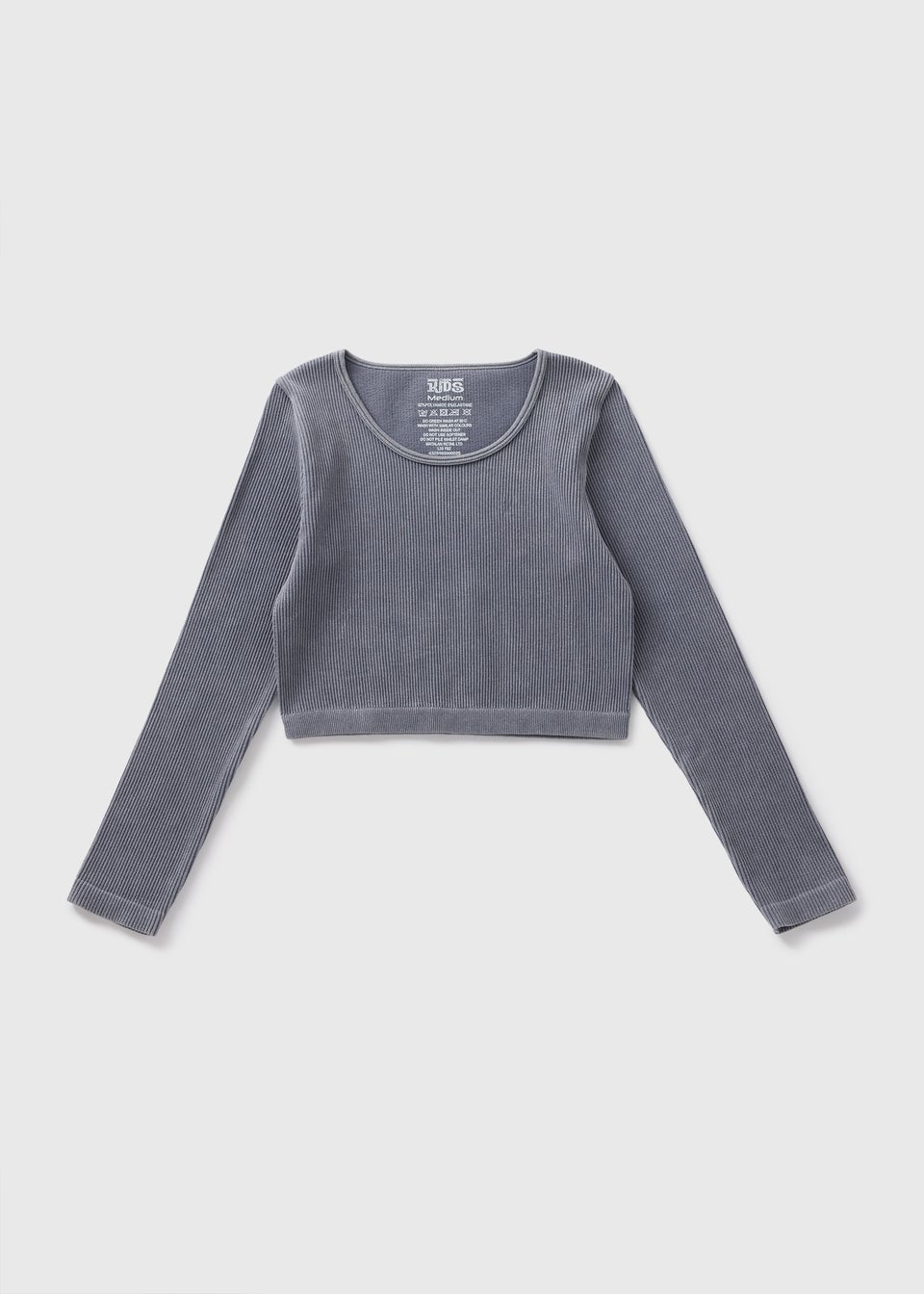 Childrens grey long sleeve top clearance