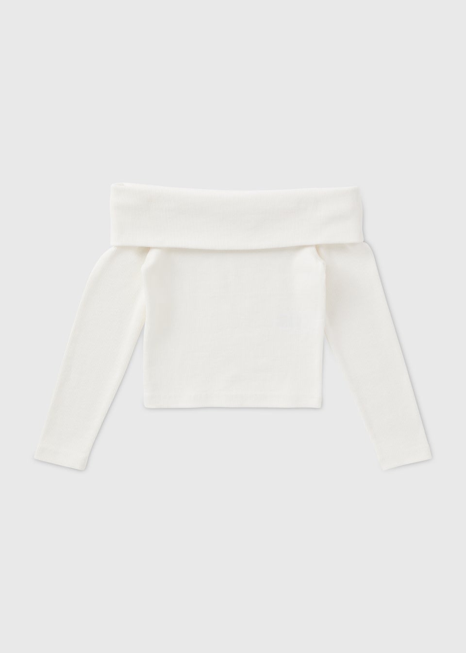 Girls Cream Bardot Top 7 15yrs Matalan
