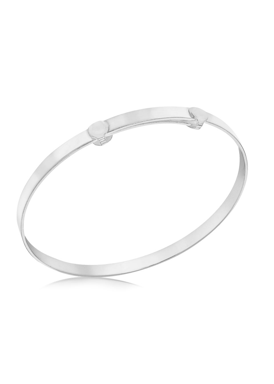 Golden Moments Sterling Silver Polished Baby Bangle