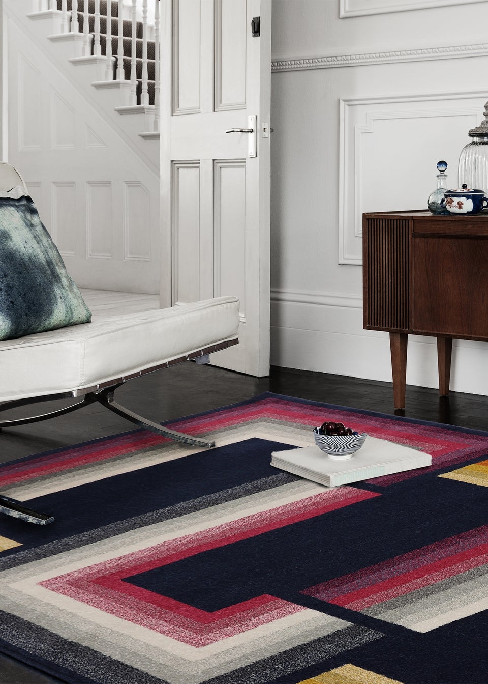 Asiatic Geo Navy Blue Rug