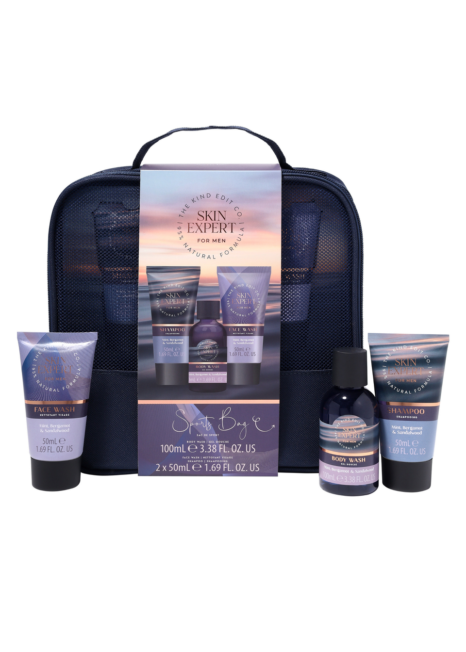 The Kind Edit Co. Skin Expert Sports Bag Gift Set Matalan